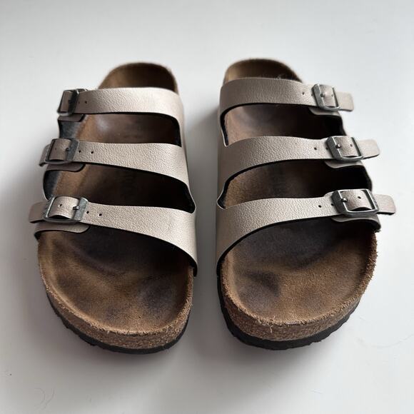 Birkenstock Florida Fresh Sandal Stone Women’s Size EU 40 US 9 Narrow Fit - Picture 4 of 11